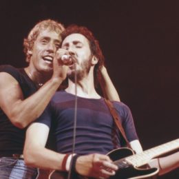 Roger Daltrey and Pete Townshend performing in 1979