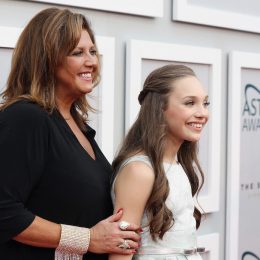 Abby Lee Miller and Maddie Ziegler at the 2015 ASTRA Awards