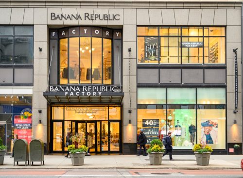 Banana Republic Factory store on 34th street in Manhattan.