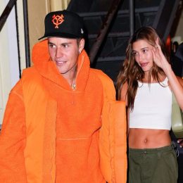 Justin and Hailey Bieber outside Cipriani on June 4, 2022