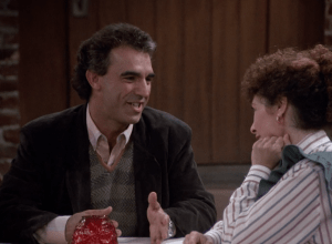 Jay Thomas and Rhea Perlman on "Cheers"