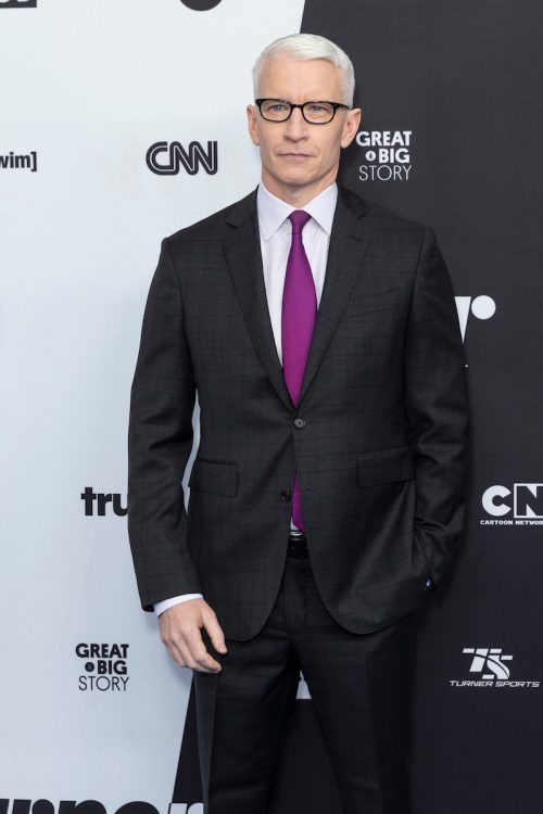 Anderson Cooper at the 2018 Turner Upfront