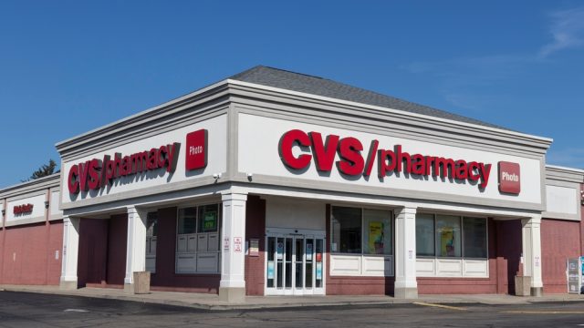 A CVS Pharmacy storefront