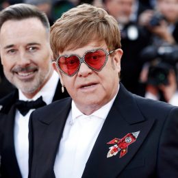 David Furnish and Elton John at the 2019 Cannes Film Festival