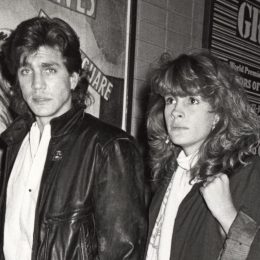 Eric and Julia Roberts at the premiere of "Steaming" in 1986