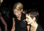 Gwyneth Paltrow and Winona Ryder in New York City in 1997