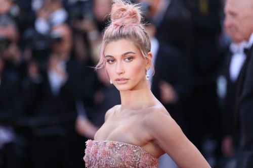 Hailey Bieber at the Cannes Film Festival in 2018