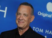 Tom Hanks at the premiere of "Finch" in 2021