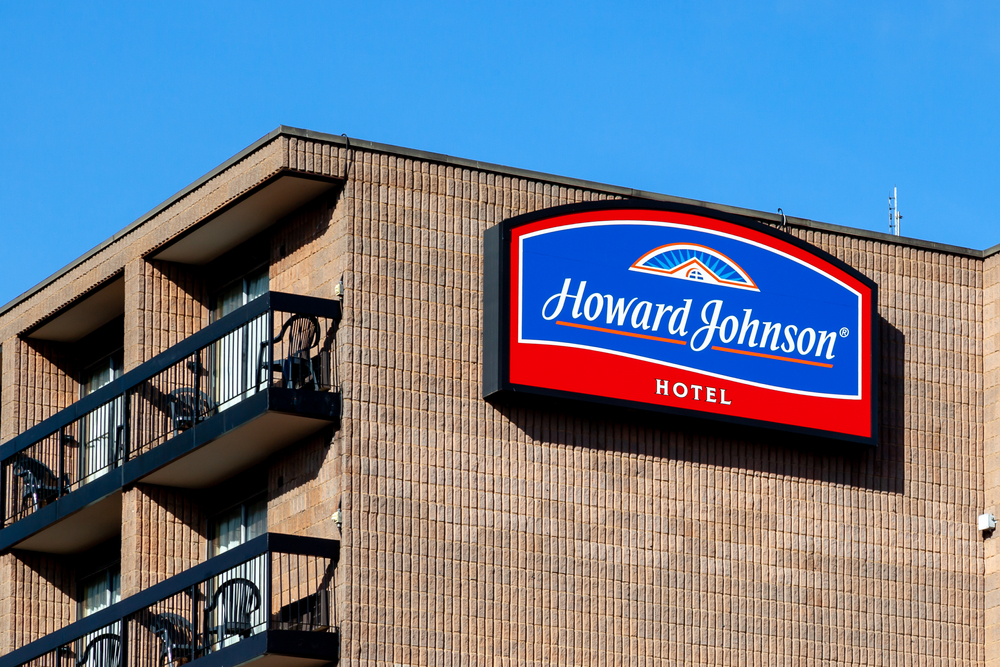 A Howard Johnson hotel location