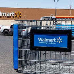 walmart shopping cart at walmart location