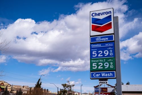 high gas prices chevron