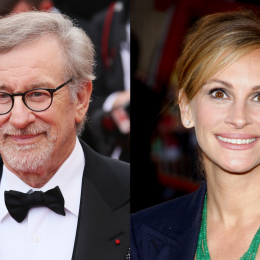 Steven Spielberg at the Cannes Film Festival in 2016; Julia Roberts at the premiere of "Larry Crowne" in 2011