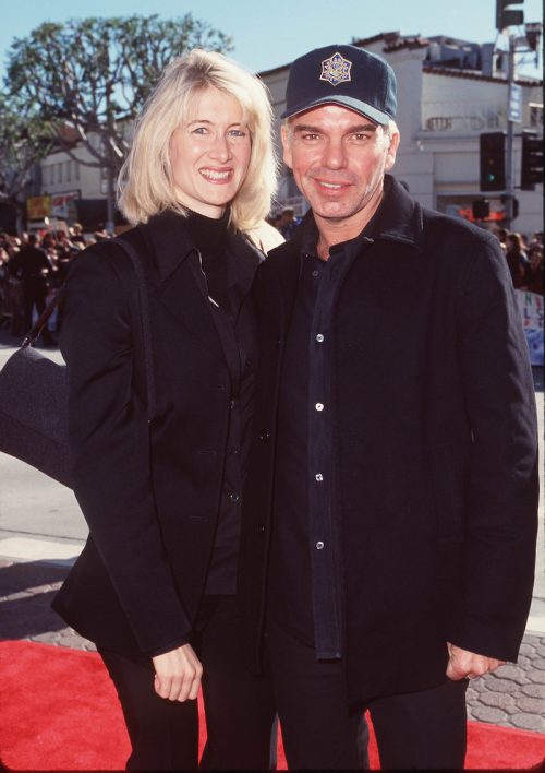 Laura Dern and Billy Bob Thornton at the premiere of "Jack Frost"