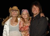 Heather Locklear, Ava Sambora, and Richie Sambora at Rockin' the Corps Concert in 2005