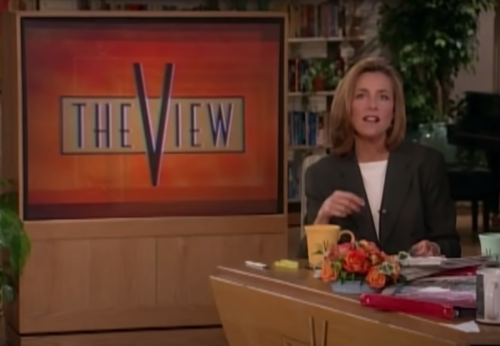 Meredith Vieira on an early episode of 
