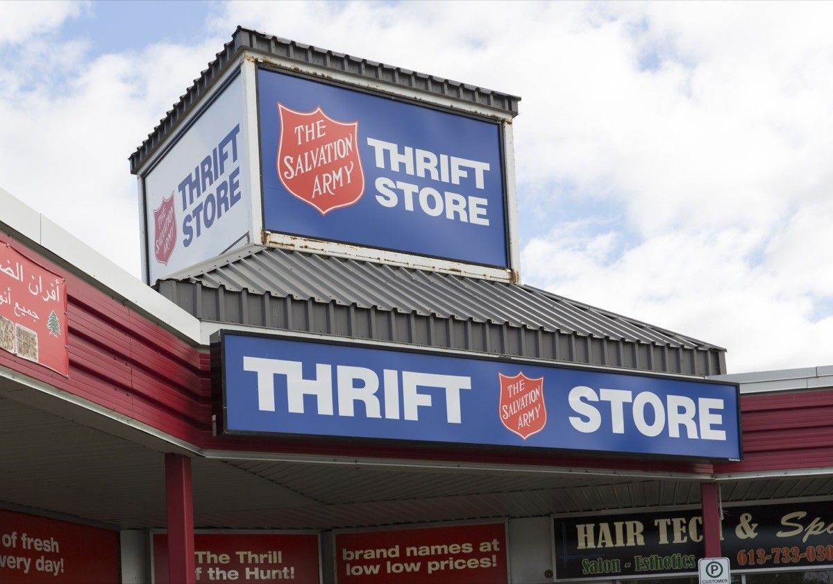 This Popular Discount Chain Is Closing Stores Starting June 27   Salvation Army Thrift Store 