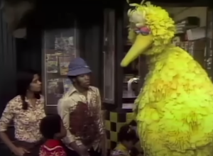 Cast members on the Wicked Witch episode of "Sesame Street"
