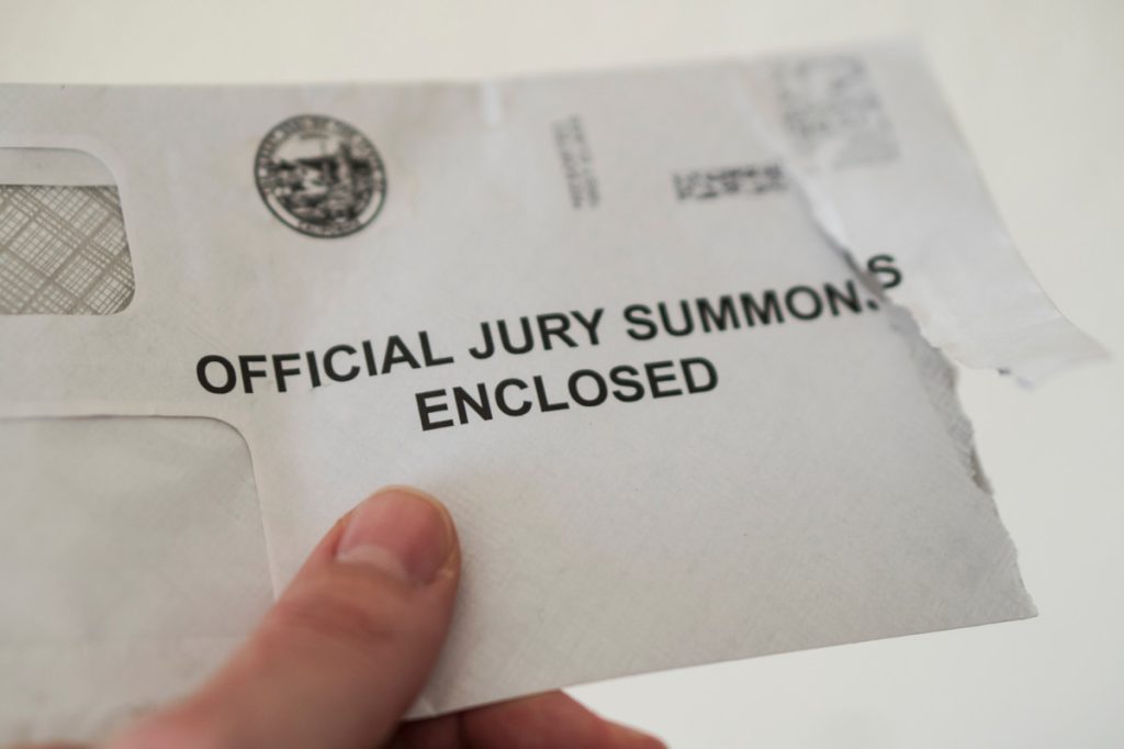 jury duty summons mailer