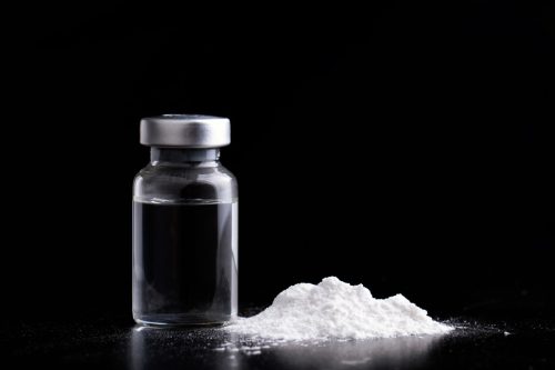 ghb drug vial and powder