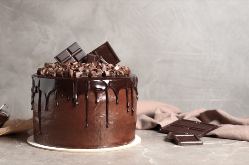 prăjitură de ciocolată neagră