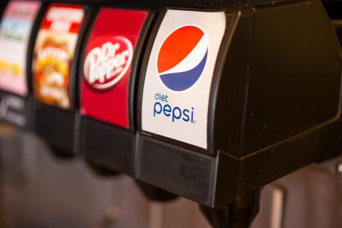 Diyet Soda Pepsi Çeşmesi