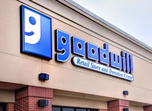 exterior of a goodwill store
