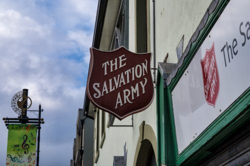 salvation army sign