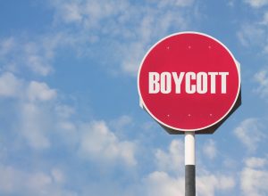 boycott sign