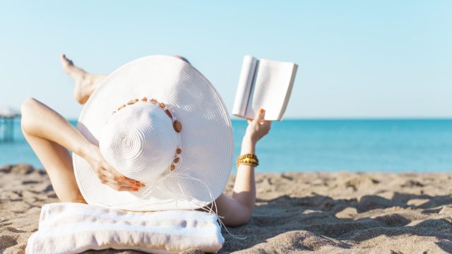 Woman on the Beach Reading