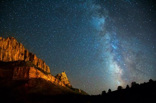 Nighttime in Zion National Park