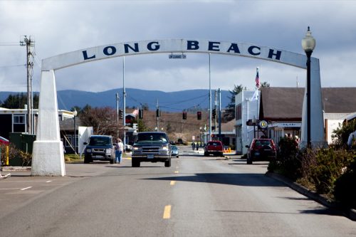 Long Beach Town Entrance in Washington