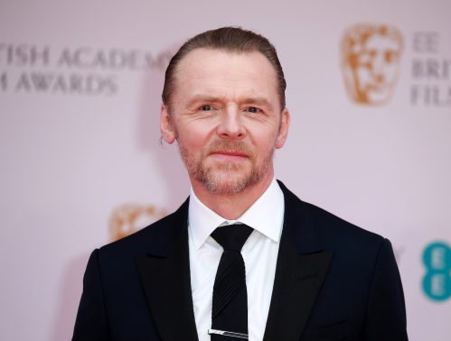 Simon Pegg at the EE British Academy Film Awards 2022