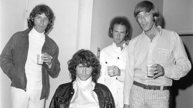 A photograph of the Doors from an unspecified date
