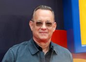Tom Hanks tại buổi ra mắt "Toy Story 4" ở châu Âu năm 2019