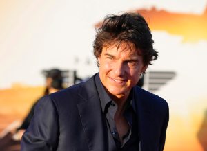 Tom Cruise at the Japanese premiere of "Top Gun: Maverick" in May 2022