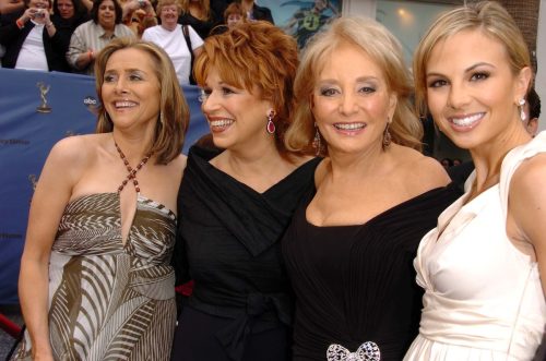 Meredith Vieira, Joy Behar, Barbara Walters, and Elisabeth Hasselbeck at the 2006 Daytime Emmy Awards