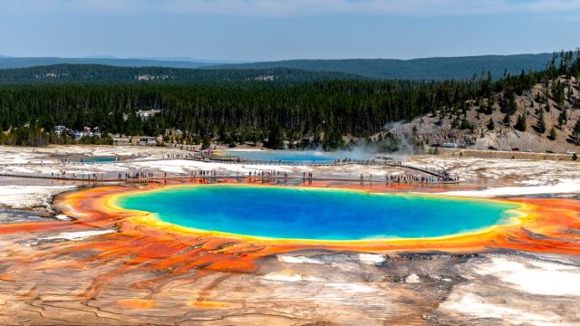 Grand Prismatic Spring Yellowstone national park