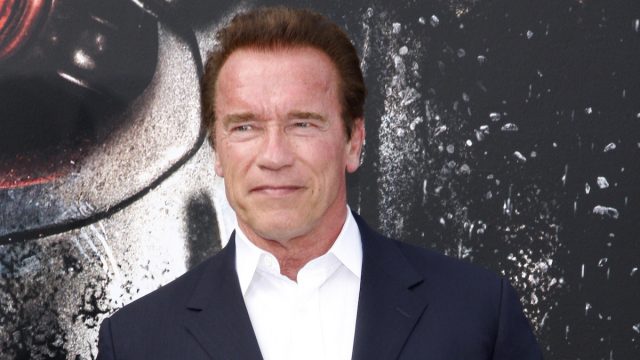 Arnold Schwarzenegger at the premiere of "Terminator Genisys" in 2015