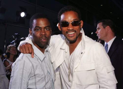 Chris Rock and Will Smith at the premiere of "Hustle & Flow" in 2005