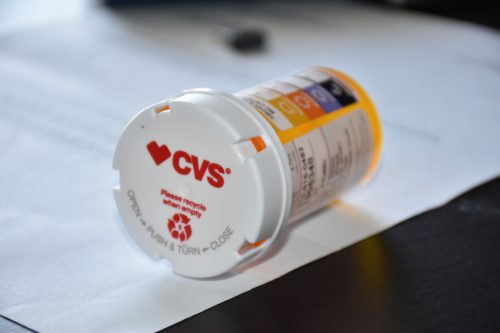 CVS reçete şişesi