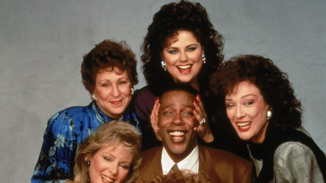 The cast of "Designing Women" in a promotional portrait circa 1987