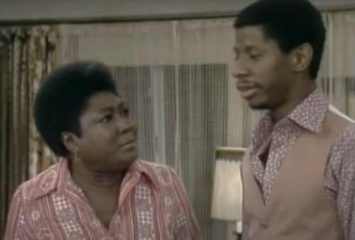 Esther Rolle and Jimmie Walker on "Good Times"