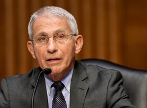 WASHINGTON, DC - MAY 11: Dr. Anthony Fauci, director of the National Institute of Allergy and Infectious Diseases, speaks during a Senate Health, Education, Labor and Pensions Committee hearing to discuss the ongoing federal response to COVID-19 on May 11, 2021 in Washington, DC. (