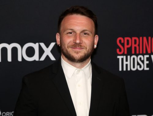 Gerard Canonico at the premiere of "Spring Awakening: Those You've Known" in April 2022