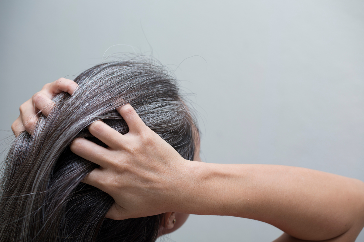 gray hair scalp | MercerOnline