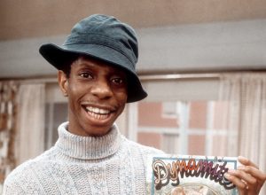 Jimmie Walker on the set of "Good Times" circa 1975