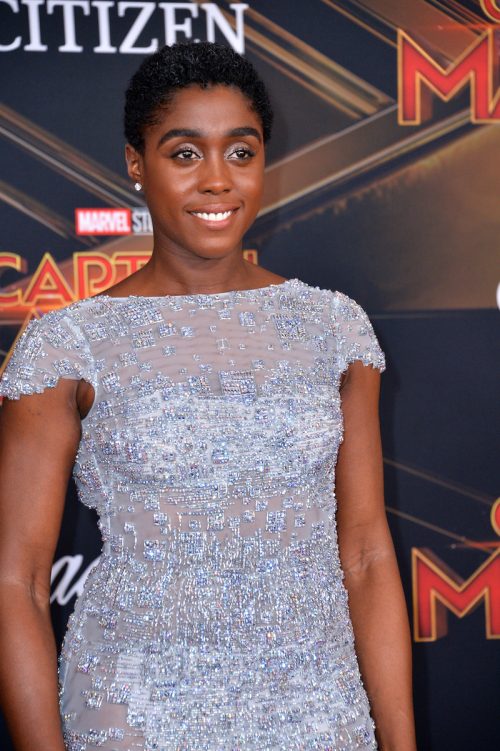 Lashana Lynch at the premiere of "Captain Marvel" in 2019