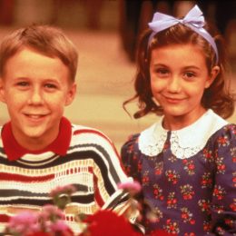 Benjamin Salisbury and Madeline Zima in a promotional photo for "The Nanny" circa 1993