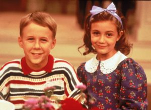 Benjamin Salisbury and Madeline Zima in a promotional photo for "The Nanny" circa 1993