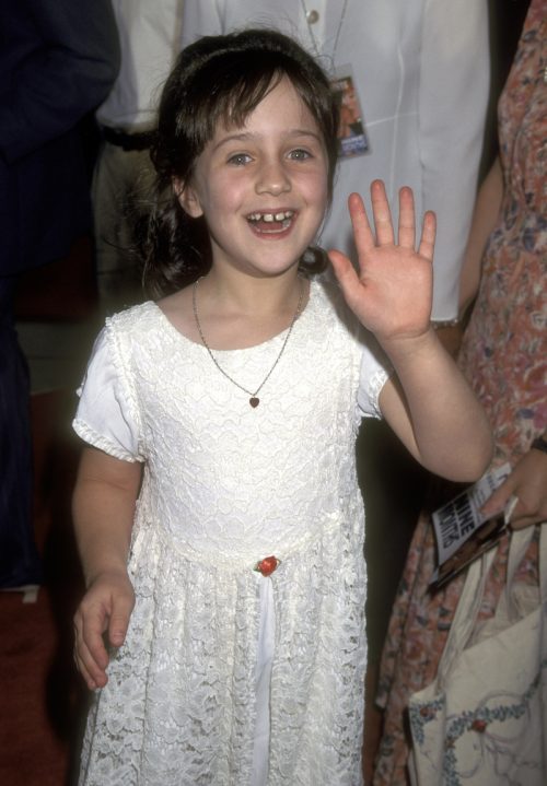 Mara Wilson at the premiere of 